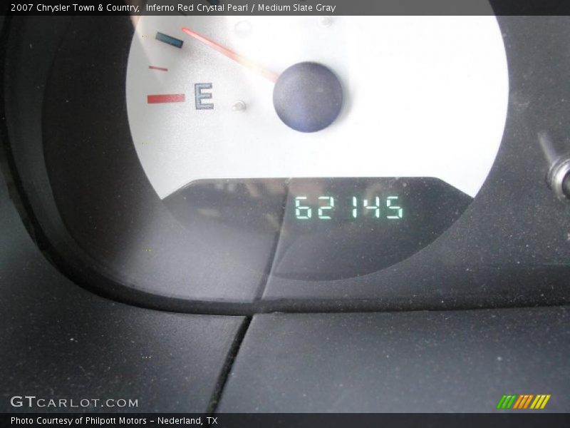 Inferno Red Crystal Pearl / Medium Slate Gray 2007 Chrysler Town & Country