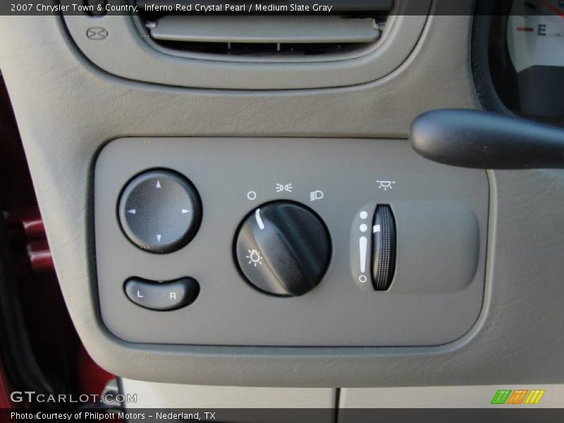 Inferno Red Crystal Pearl / Medium Slate Gray 2007 Chrysler Town & Country