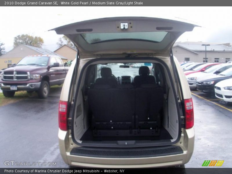 White Gold Pearl / Medium Slate Gray/Light Shale 2010 Dodge Grand Caravan SE