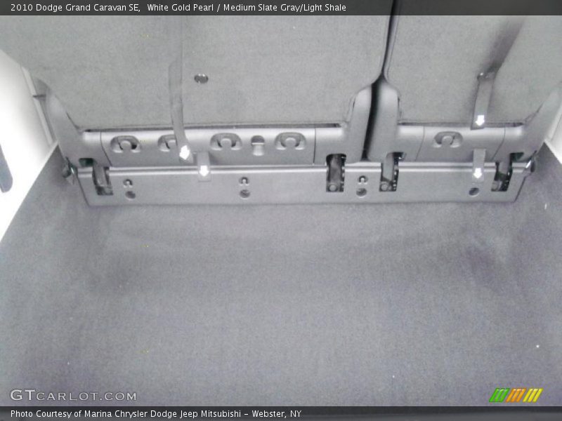 White Gold Pearl / Medium Slate Gray/Light Shale 2010 Dodge Grand Caravan SE