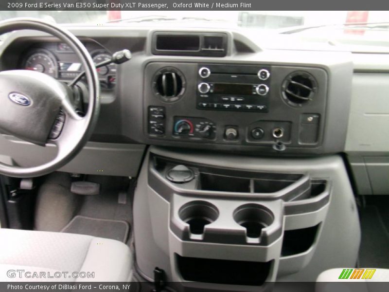 Oxford White / Medium Flint 2009 Ford E Series Van E350 Super Duty XLT Passenger