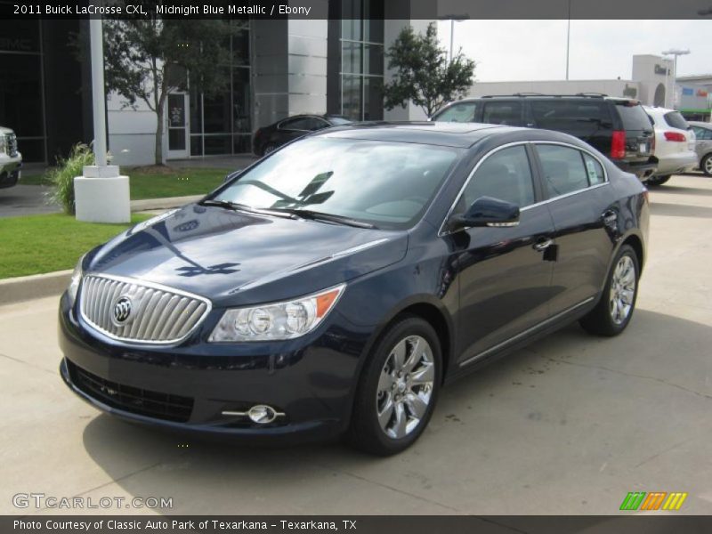 Midnight Blue Metallic / Ebony 2011 Buick LaCrosse CXL