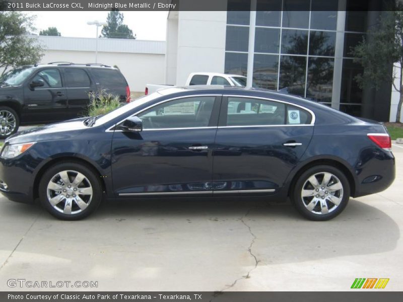 Midnight Blue Metallic / Ebony 2011 Buick LaCrosse CXL