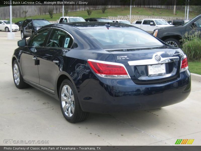 Midnight Blue Metallic / Ebony 2011 Buick LaCrosse CXL