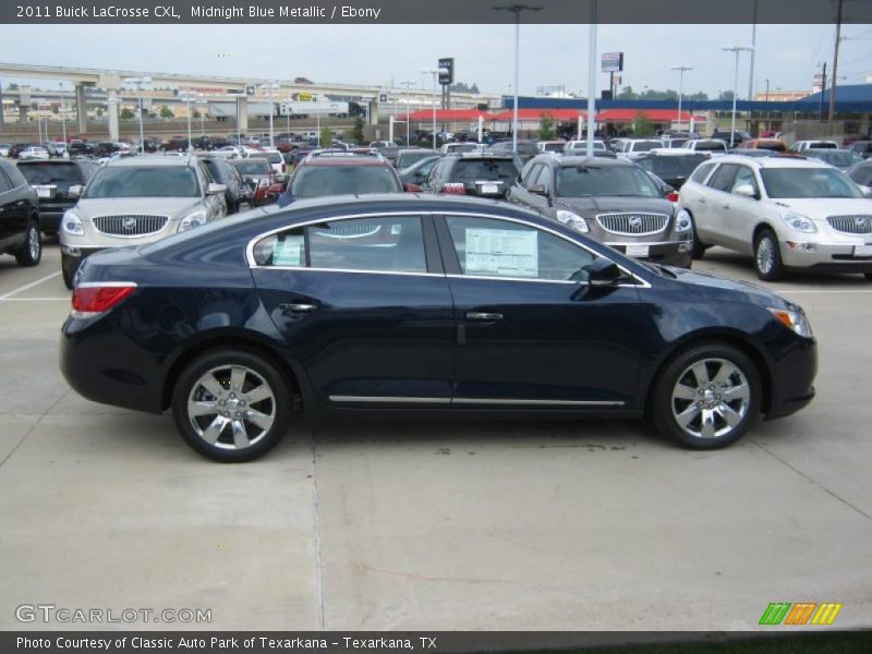 Midnight Blue Metallic / Ebony 2011 Buick LaCrosse CXL