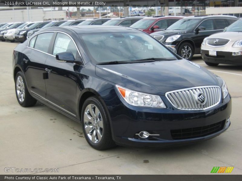 Midnight Blue Metallic / Ebony 2011 Buick LaCrosse CXL