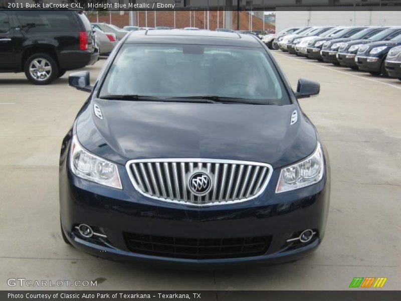 Midnight Blue Metallic / Ebony 2011 Buick LaCrosse CXL