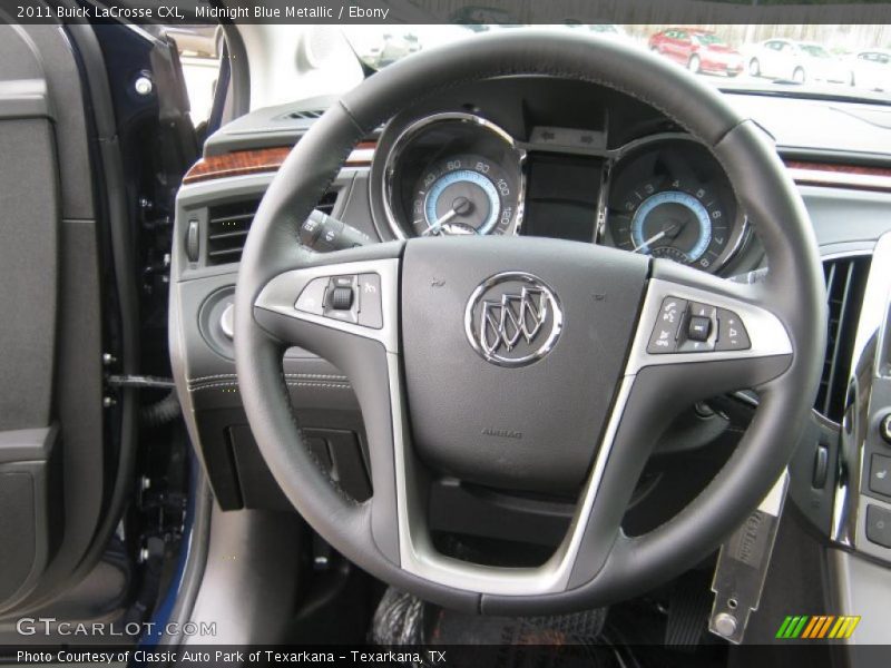 Midnight Blue Metallic / Ebony 2011 Buick LaCrosse CXL