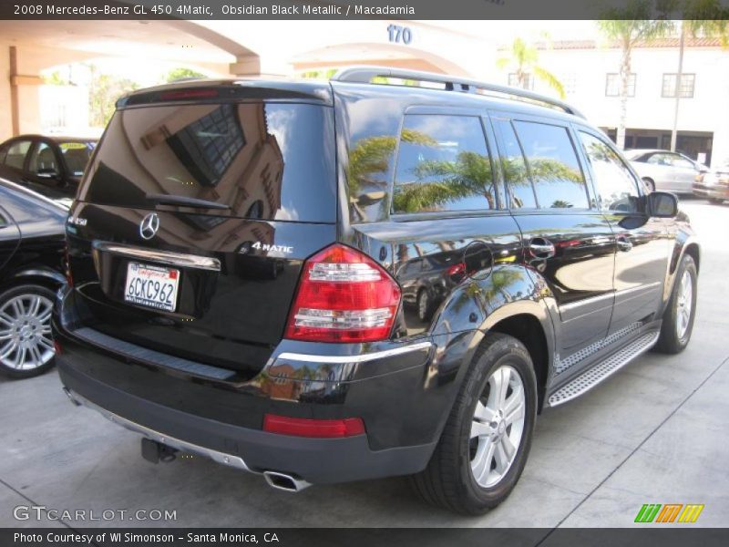 Obsidian Black Metallic / Macadamia 2008 Mercedes-Benz GL 450 4Matic