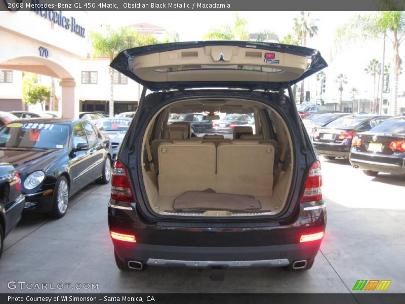 Obsidian Black Metallic / Macadamia 2008 Mercedes-Benz GL 450 4Matic