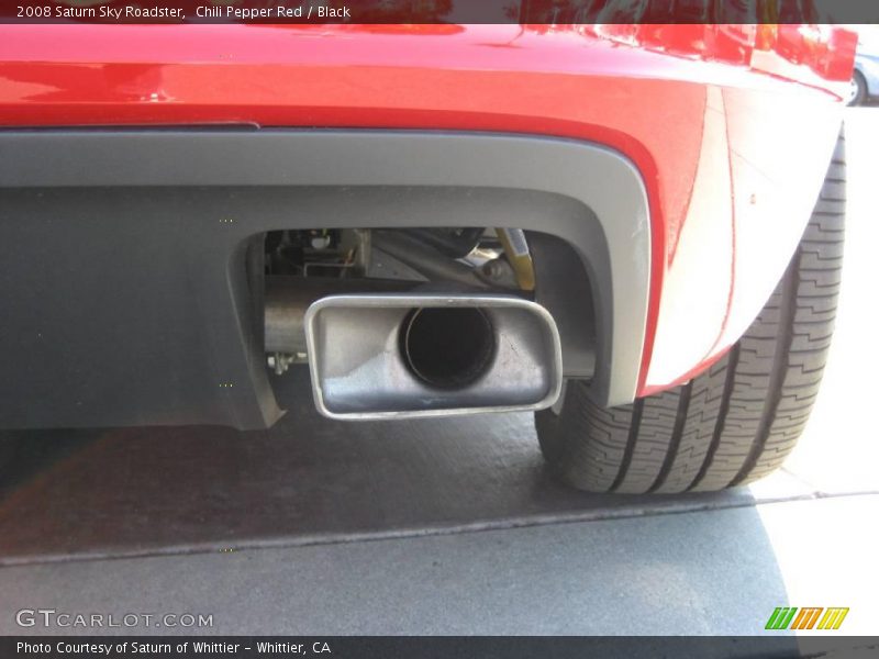 Chili Pepper Red / Black 2008 Saturn Sky Roadster