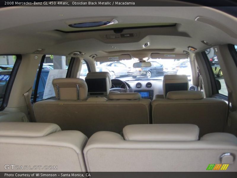 Obsidian Black Metallic / Macadamia 2008 Mercedes-Benz GL 450 4Matic