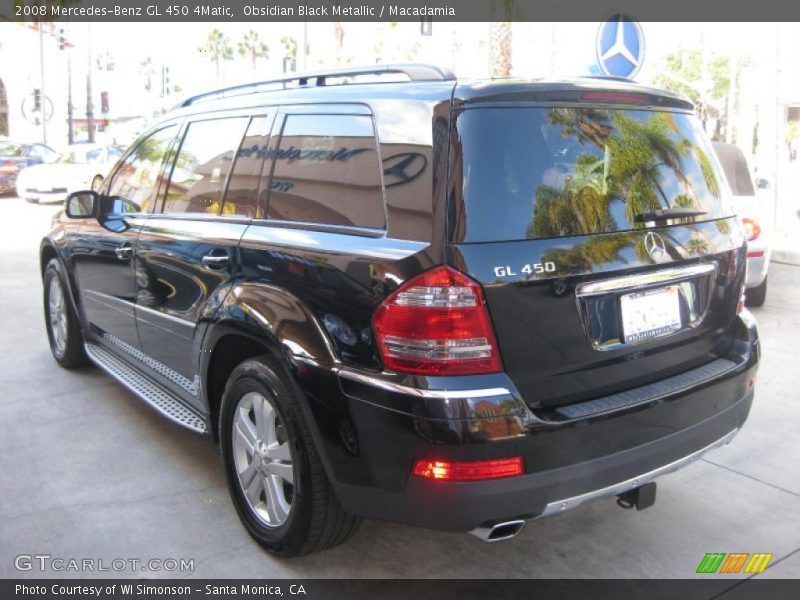 Obsidian Black Metallic / Macadamia 2008 Mercedes-Benz GL 450 4Matic