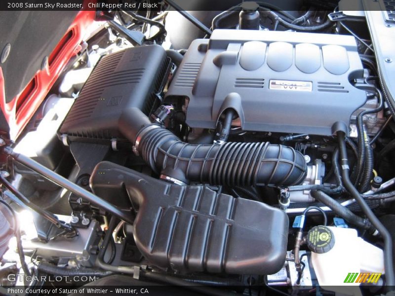 Chili Pepper Red / Black 2008 Saturn Sky Roadster
