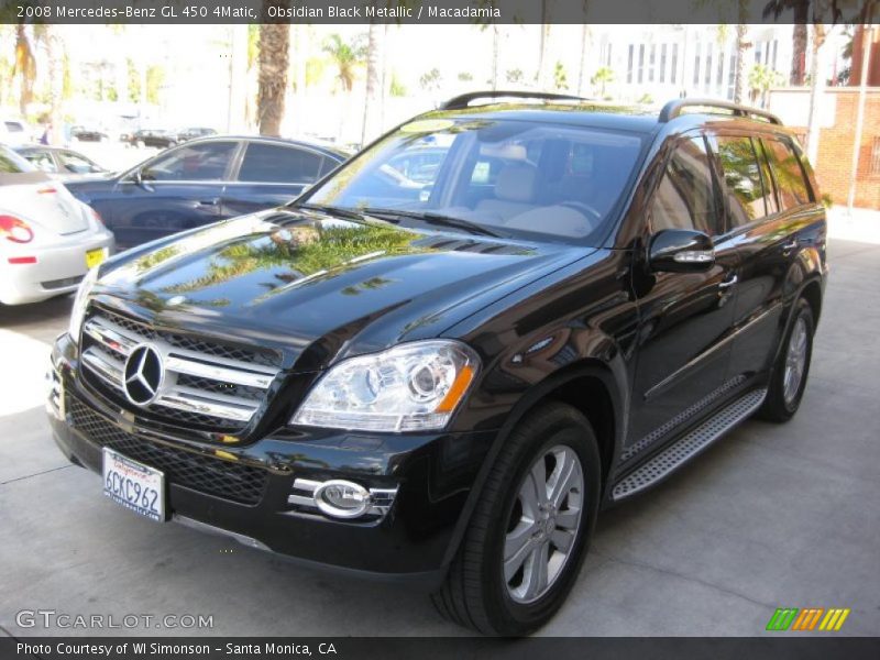Obsidian Black Metallic / Macadamia 2008 Mercedes-Benz GL 450 4Matic