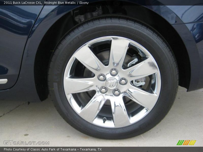 Midnight Blue Metallic / Ebony 2011 Buick LaCrosse CXL