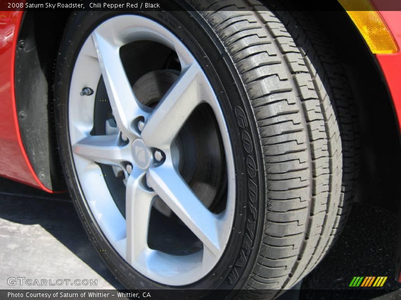 Chili Pepper Red / Black 2008 Saturn Sky Roadster