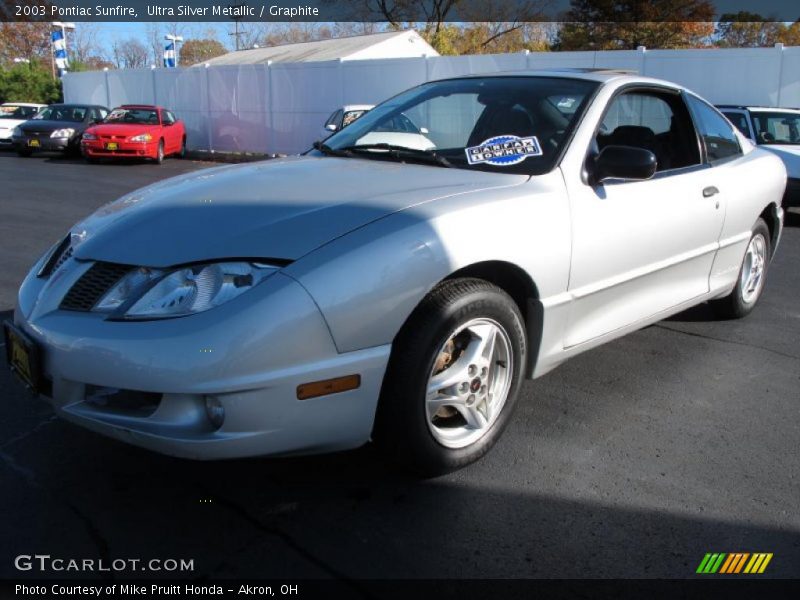 Ultra Silver Metallic / Graphite 2003 Pontiac Sunfire