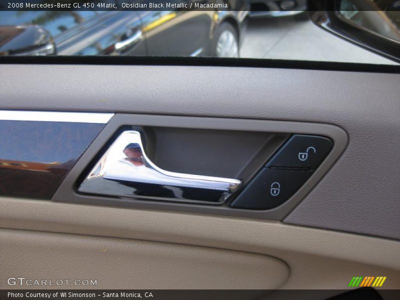 Obsidian Black Metallic / Macadamia 2008 Mercedes-Benz GL 450 4Matic