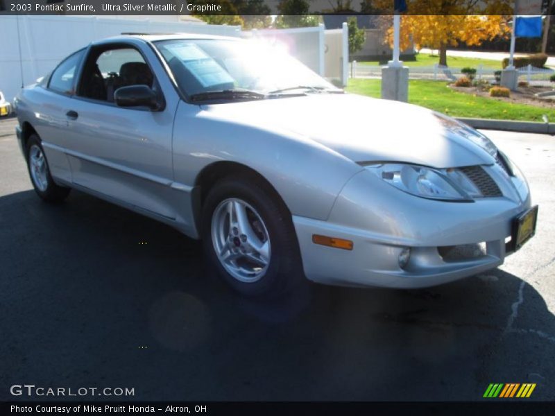 Ultra Silver Metallic / Graphite 2003 Pontiac Sunfire