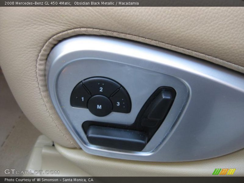 Obsidian Black Metallic / Macadamia 2008 Mercedes-Benz GL 450 4Matic