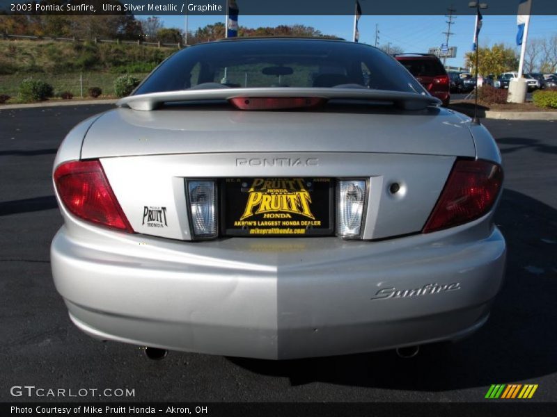 Ultra Silver Metallic / Graphite 2003 Pontiac Sunfire