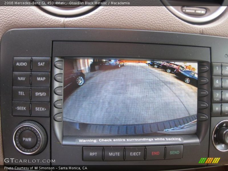 Obsidian Black Metallic / Macadamia 2008 Mercedes-Benz GL 450 4Matic