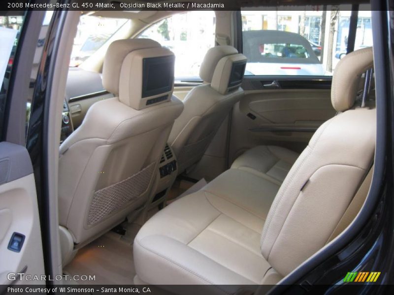 Obsidian Black Metallic / Macadamia 2008 Mercedes-Benz GL 450 4Matic