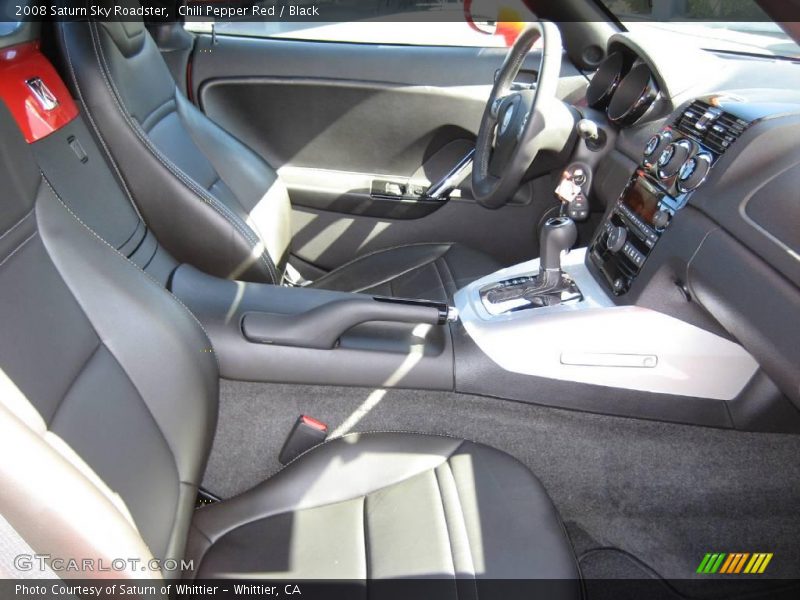 Chili Pepper Red / Black 2008 Saturn Sky Roadster