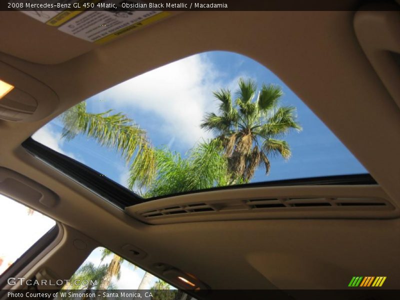 Obsidian Black Metallic / Macadamia 2008 Mercedes-Benz GL 450 4Matic