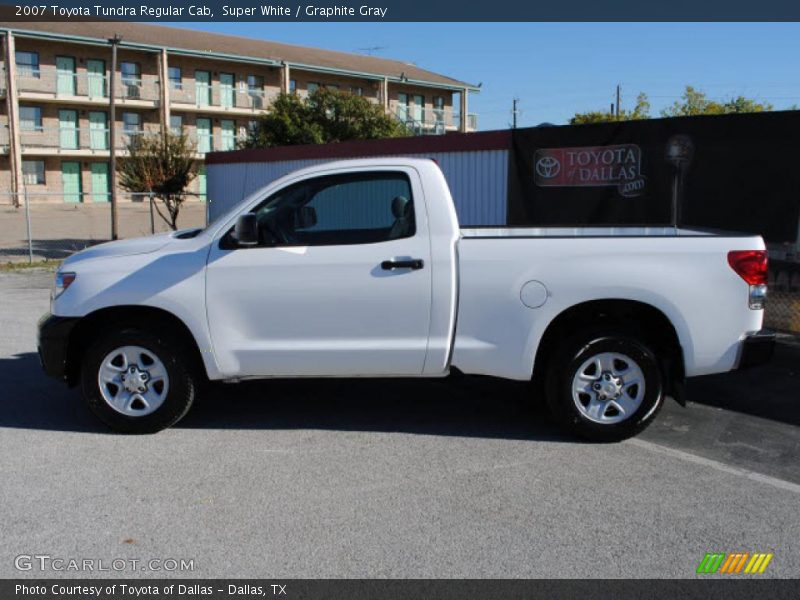 Super White / Graphite Gray 2007 Toyota Tundra Regular Cab