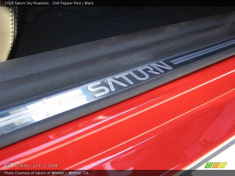 Chili Pepper Red / Black 2008 Saturn Sky Roadster