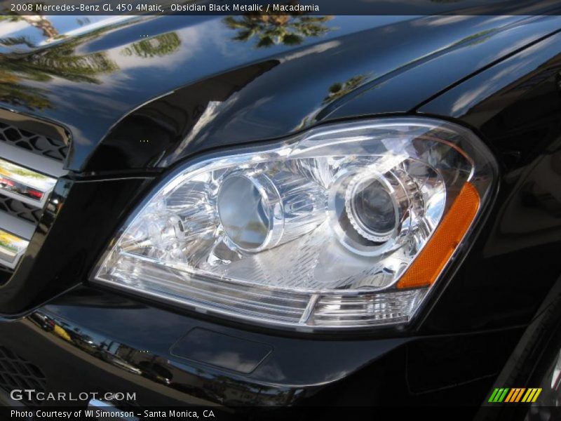 Obsidian Black Metallic / Macadamia 2008 Mercedes-Benz GL 450 4Matic