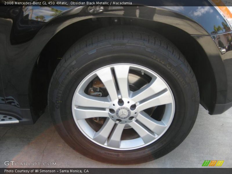 Obsidian Black Metallic / Macadamia 2008 Mercedes-Benz GL 450 4Matic
