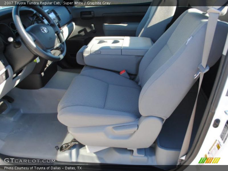 Super White / Graphite Gray 2007 Toyota Tundra Regular Cab