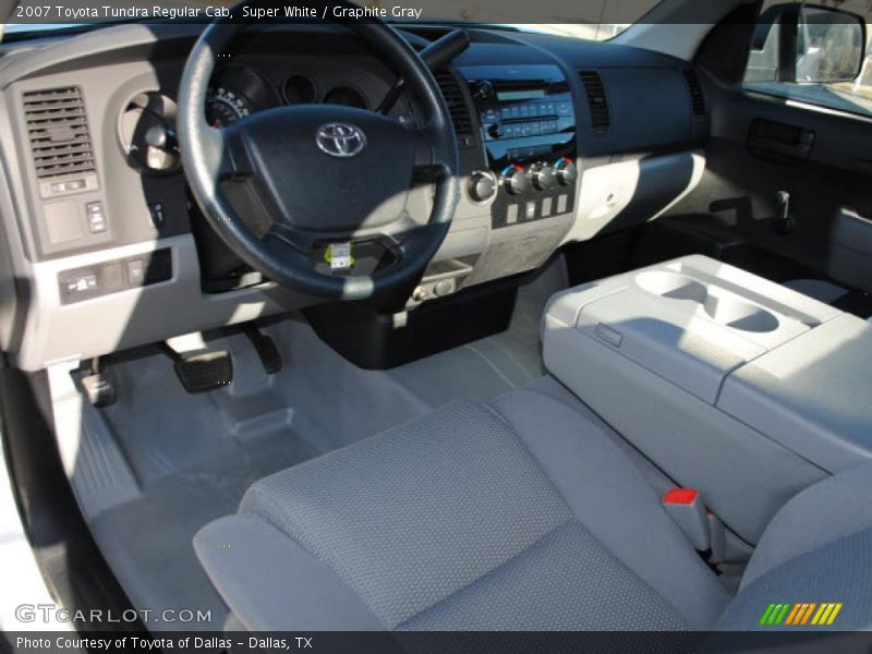 Super White / Graphite Gray 2007 Toyota Tundra Regular Cab