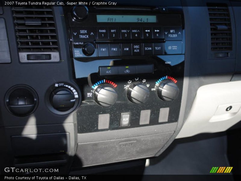Super White / Graphite Gray 2007 Toyota Tundra Regular Cab