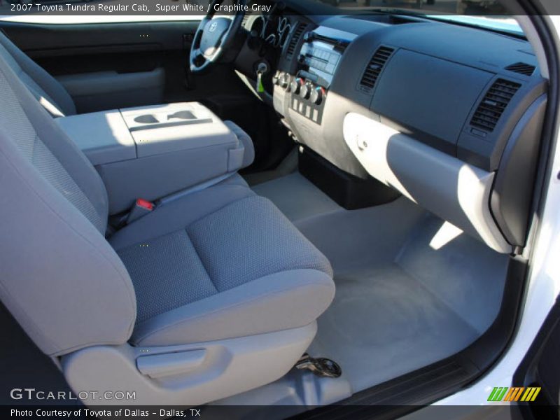 Super White / Graphite Gray 2007 Toyota Tundra Regular Cab