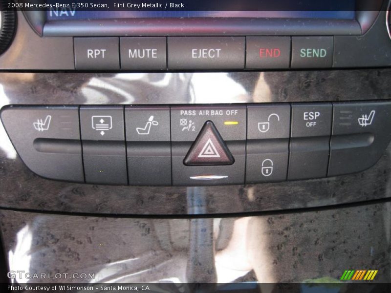 Controls of 2008 E 350 Sedan