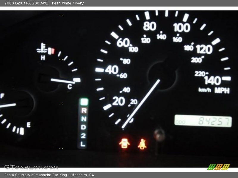 Pearl White / Ivory 2000 Lexus RX 300 AWD