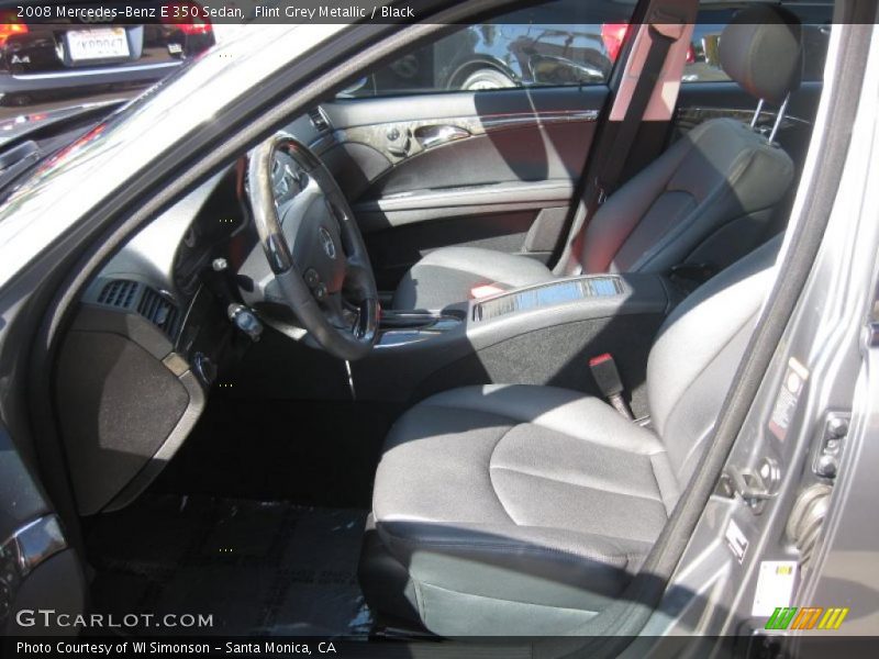  2008 E 350 Sedan Black Interior