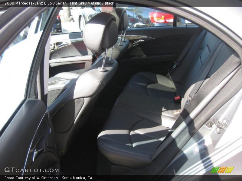 Flint Grey Metallic / Black 2008 Mercedes-Benz E 350 Sedan