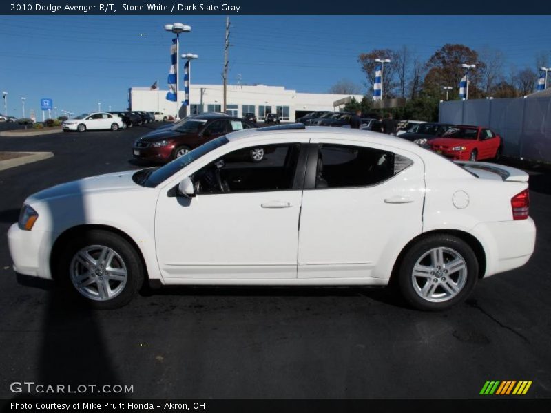 Stone White / Dark Slate Gray 2010 Dodge Avenger R/T