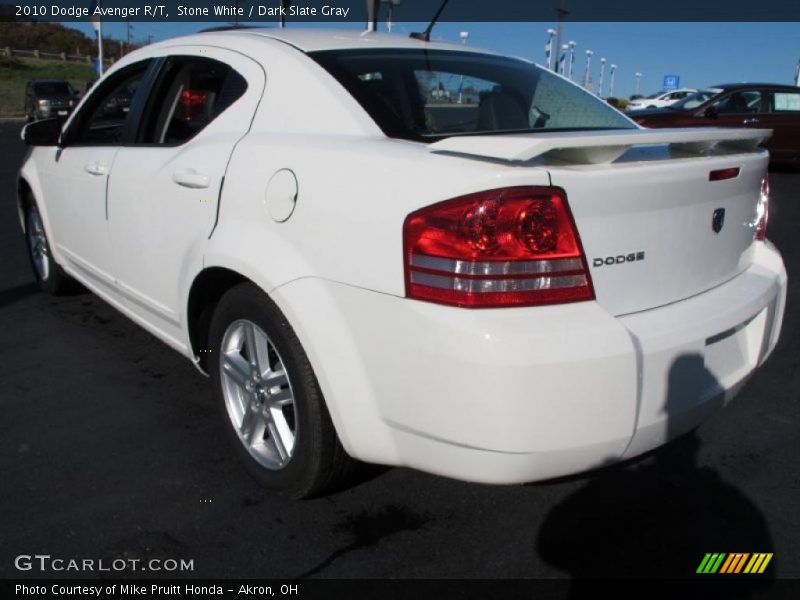 Stone White / Dark Slate Gray 2010 Dodge Avenger R/T
