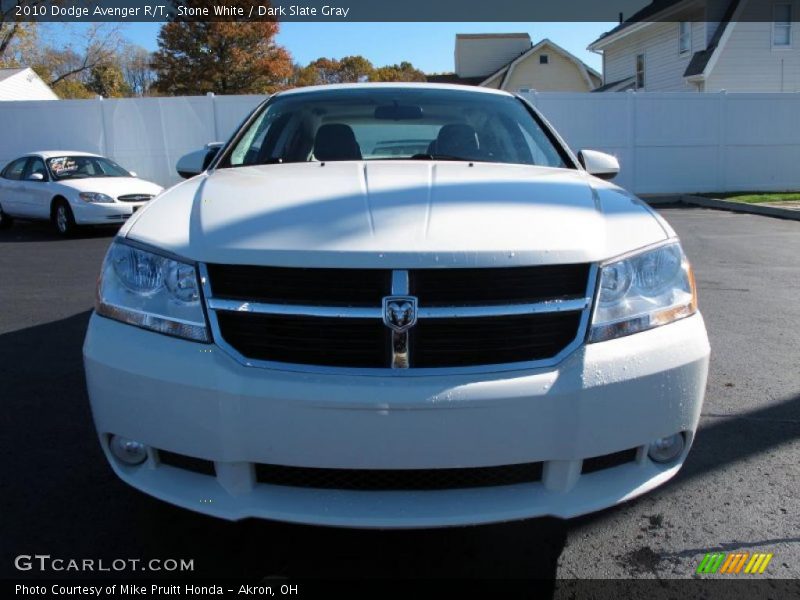 Stone White / Dark Slate Gray 2010 Dodge Avenger R/T