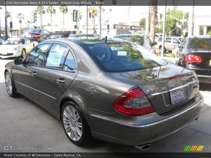 Indium Grey Metallic / Black 2008 Mercedes-Benz E 350 Sedan