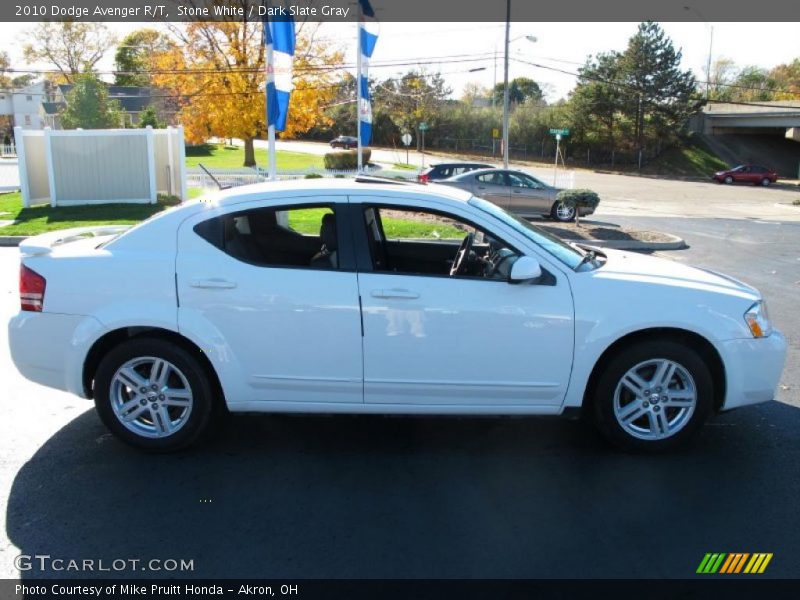 Stone White / Dark Slate Gray 2010 Dodge Avenger R/T