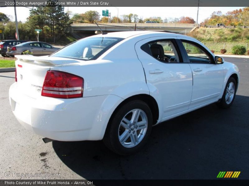 Stone White / Dark Slate Gray 2010 Dodge Avenger R/T