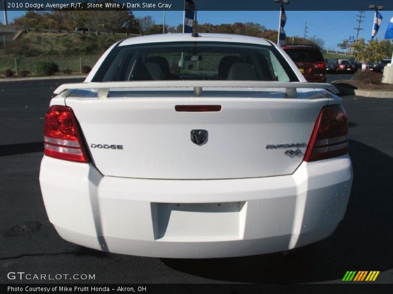 Stone White / Dark Slate Gray 2010 Dodge Avenger R/T