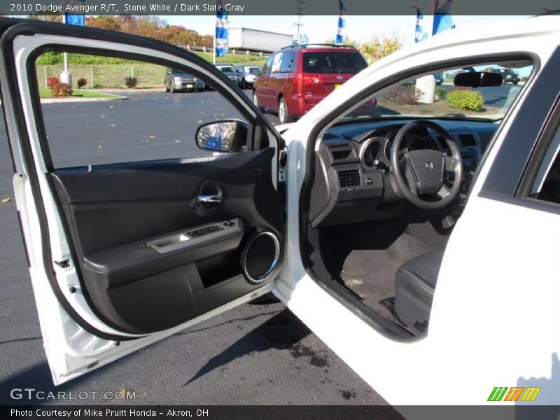Stone White / Dark Slate Gray 2010 Dodge Avenger R/T